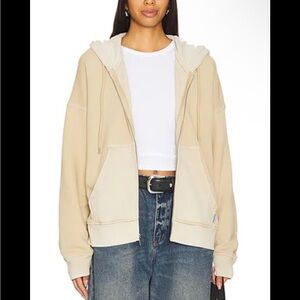 COTTON CITIZEN  Brooklyn Zip-Up Sweatshirt | Yellow